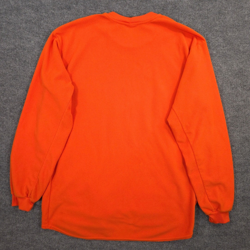 Vintage Nike Fleece Sweatshirt Mens XXL Orange Swoosh Crewneck Athletic 90s Y2K - Picture 3 of 8